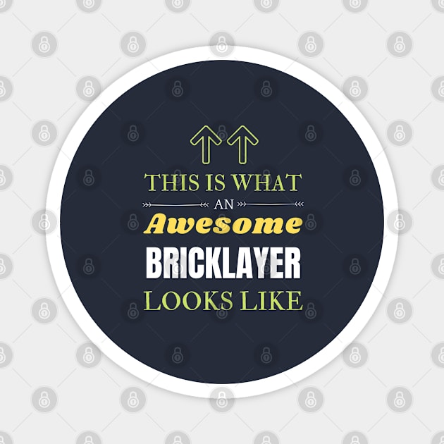 Bricklayer Magnet by Mdath